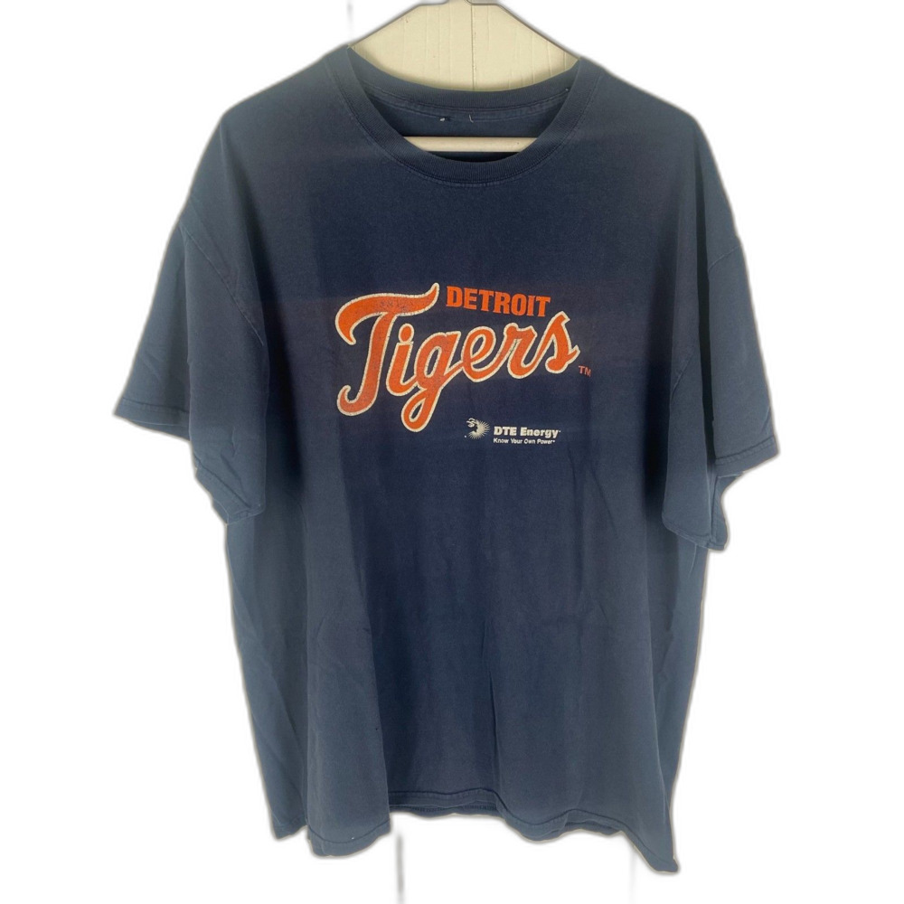 Vintage Detroit Tigers T-shirt Men's Large Retro Tee